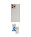 ieg™ iPhone 14 Pro Max Kılıf Ahenk Çizgi Serisi - Şeffaf Royal Nano Ekran Koruyucu