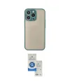ieg™ iPhone 14 Pro Max Kılıf Ahenk Çizgi Serisi - Şeffaf Royal Nano Ekran Koruyucu