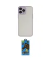 ieg™ iPhone 14 Pro Max Kılıf Ahenk Çizgi Serisi - Siyah 18D Cam Ekran Koruyucu