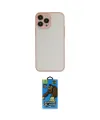 ieg™ iPhone 14 Pro Max Kılıf Ahenk Çizgi Serisi - Siyah 18D Cam Ekran Koruyucu