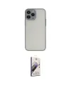 ieg™ iPhone 14 Pro Max Kılıf Ahenk Çizgi Serisi - Siyah Bilvis 3D Mat Cam Ekran Koruyucu