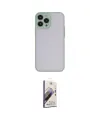 ieg™ iPhone 14 Pro Max Kılıf Ahenk Çizgi Serisi - Siyah Bilvis 3D Mat Cam Ekran Koruyucu