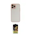 ieg™ iPhone 14 Pro Max Kılıf Ahenk Çizgi Serisi - Siyah Buffer Cam Ekran Koruyucu