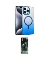 ieg™ iPhone 14 Pro Max Kılıf Ahenk Doku Özel Seri - Şeffaf 360 Full Body Arka Koruyucu
