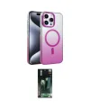 ieg™ iPhone 14 Pro Max Kılıf Ahenk Doku Özel Seri - Şeffaf 360 Full Body Arka Koruyucu