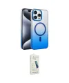 ieg™ iPhone 14 Pro Max Kılıf Ahenk Doku Özel Seri - Şeffaf Pasifik Cam Ekran Koruyucu