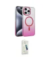 ieg™ iPhone 14 Pro Max Kılıf Ahenk Doku Özel Seri - Şeffaf Pasifik Cam Ekran Koruyucu