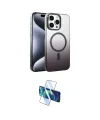 ieg™ iPhone 14 Pro Max Kılıf Ahenk Doku Özel Seri - Siyah 3D Antistatik Cam Ekran Koruyucu
