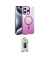 ieg™ iPhone 14 Pro Max Kılıf Ahenk Doku Özel Seri - Siyah Bilvis Hayalet Cam Ekran Koruyucu