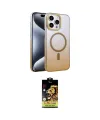 ieg™ iPhone 14 Pro Max Kılıf Ahenk Doku Özel Seri - Siyah Buffer Cam Ekran Koruyucu
