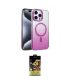 ieg™ iPhone 14 Pro Max Kılıf Ahenk Doku Özel Seri - Siyah Buffer Cam Ekran Koruyucu