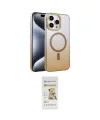 ieg™ iPhone 14 Pro Max Kılıf Ahenk Doku Özel Seri - Siyah Mat Seramik Nano Ekran Koruyucu