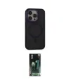 ieg™ iPhone 14 Pro Max Kılıf Ahenk Form Serisi - Siyah 360 Mat Full Body Arka Koruyucu