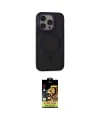 ieg™ iPhone 14 Pro Max Kılıf Ahenk Form Serisi - Siyah Buffer Cam Ekran Koruyucu