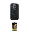 ieg™ iPhone 14 Pro Max Kılıf Ahenk Form Serisi - Siyah Buffer Cam Ekran Koruyucu