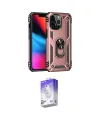 ieg™ iPhone 14 Pro Max Kılıf Ahenk Klasik Koleksiyonu - Siyah Bilvis 5in1 3D Magic Cam Ekran Koruyucu