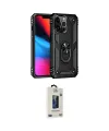 ieg™ iPhone 14 Pro Max Kılıf Ahenk Klasik Koleksiyonu - Siyah Bilvis Hayalet Cam Ekran Koruyucu