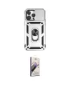 ieg™ iPhone 14 Pro Max Kılıf Ahenk Klasik - Siyah Bilvis 3D Mat Cam Ekran Koruyucu