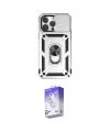 ieg™ iPhone 14 Pro Max Kılıf Ahenk Klasik - Siyah Bilvis 5in1 3D Magic Cam Ekran Koruyucu