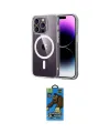 ieg™ iPhone 14 Pro Max Kılıf Ahenk Minimal Serisi - Siyah 18D Cam Ekran Koruyucu