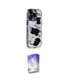 ieg™ iPhone 14 Pro Max Kılıf Ahenk Modern Serisi - Siyah Bilvis 5in1 3D Magic Cam Ekran Koruyucu