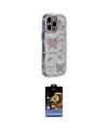 ieg™ iPhone 14 Pro Max Kılıf Ahenk Modern Serisi - Siyah Buffer Hayalet Cam Ekran Koruyucu