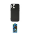 ieg™ iPhone 14 Pro Max Kılıf Ahenk Serisi - Siyah 18D Cam Ekran Koruyucu