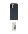 ieg™ iPhone 14 Pro Max Kılıf Ahenk Serisi - Siyah 6D Mat Seramik Hayalet Nano Ekran Koruyucu