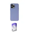 ieg™ iPhone 14 Pro Max Kılıf Ahenk Serisi - Siyah Bilvis 5in1 3D Magic Cam Ekran Koruyucu