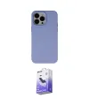 ieg™ iPhone 14 Pro Max Kılıf Ahenk Serisi - Siyah Bilvis 5in1 5D Magic Hayalet Cam Ekran Koruyucu