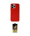 ieg™ iPhone 14 Pro Max Kılıf Ahenk Serisi - Siyah Buffer Cam Ekran Koruyucu