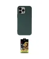 ieg™ iPhone 14 Pro Max Kılıf Ahenk Serisi - Siyah Buffer Cam Ekran Koruyucu