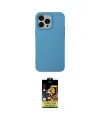 ieg™ iPhone 14 Pro Max Kılıf Ahenk Serisi - Siyah Buffer Cam Ekran Koruyucu