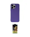 ieg™ iPhone 14 Pro Max Kılıf Ahenk Serisi - Siyah Buffer Cam Ekran Koruyucu