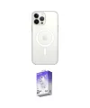 ieg™ iPhone 14 Pro Max Kılıf Ahenk Yansıma Prime - Siyah Bilvis 5in1 3D Magic Cam Ekran Koruyucu