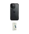 ieg™ iPhone 14 Pro Max Kılıf Akış Çizgi Koleksiyonu - Şeffaf Pasifik Cam Ekran Koruyucu