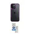ieg™ iPhone 14 Pro Max Kılıf Akış Çizgi Koleksiyonu - Şeffaf Royal Nano Ekran Koruyucu