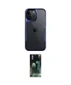 ieg™ iPhone 14 Pro Max Kılıf Akış Çizgi Koleksiyonu - Siyah 360 Mat Full Body Arka Koruyucu