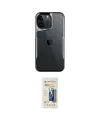 ieg™ iPhone 14 Pro Max Kılıf Akış Çizgi Koleksiyonu - Siyah 6D Mat Seramik Hayalet Nano Ekran Koruyucu