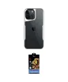 ieg™ iPhone 14 Pro Max Kılıf Akış Çizgi Koleksiyonu - Siyah Buffer Hayalet Cam Ekran Koruyucu