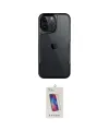ieg™ iPhone 14 Pro Max Kılıf Akış Çizgi Koleksiyonu - Siyah Joko 5D Cam