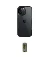ieg™ iPhone 14 Pro Max Kılıf Akış Çizgi Koleksiyonu - Siyah Joko Magic 5D Hayalet Cam