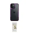 ieg™ iPhone 14 Pro Max Kılıf Akış Çizgi Koleksiyonu - Siyah Mat Seramik Nano Ekran Koruyucu