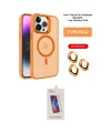 ieg™ iPhone 14 Pro Max Kılıf Akış Form - Siyah Joko 5D Cam