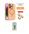 ieg™ iPhone 14 Pro Max Kılıf Akış Form - Siyah Polymer Nano Ekran Koruyucu