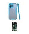 ieg™ iPhone 14 Pro Max Kılıf Atlas Asil Serisi - Şeffaf 360 Full Body Arka Koruyucu