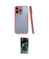 ieg™ iPhone 14 Pro Max Kılıf Atlas Asil Serisi - Şeffaf 360 Full Body Arka Koruyucu