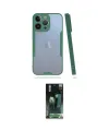ieg™ iPhone 14 Pro Max Kılıf Atlas Asil Serisi - Şeffaf 360 Full Body Arka Koruyucu