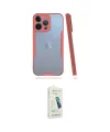 ieg™ iPhone 14 Pro Max Kılıf Atlas Asil Serisi - Şeffaf Pasifik Cam Ekran Koruyucu