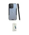 ieg™ iPhone 14 Pro Max Kılıf Atlas Asil Serisi - Şeffaf Pasifik Cam Ekran Koruyucu